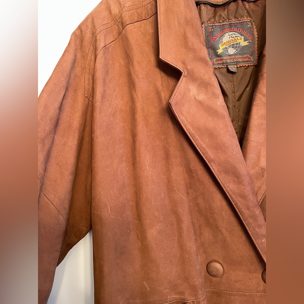 Adventure Bound by Wilson Leather Trench Coat - Picture 4 of 12
